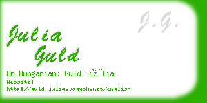 julia guld business card